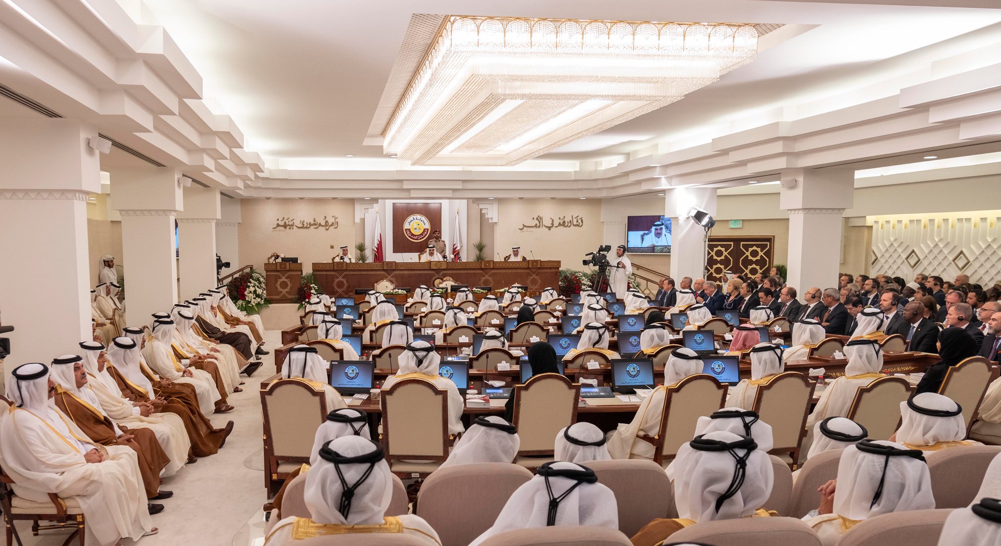 HH The Amir Inaugurates Advisory Council's 47th Ordinary Session