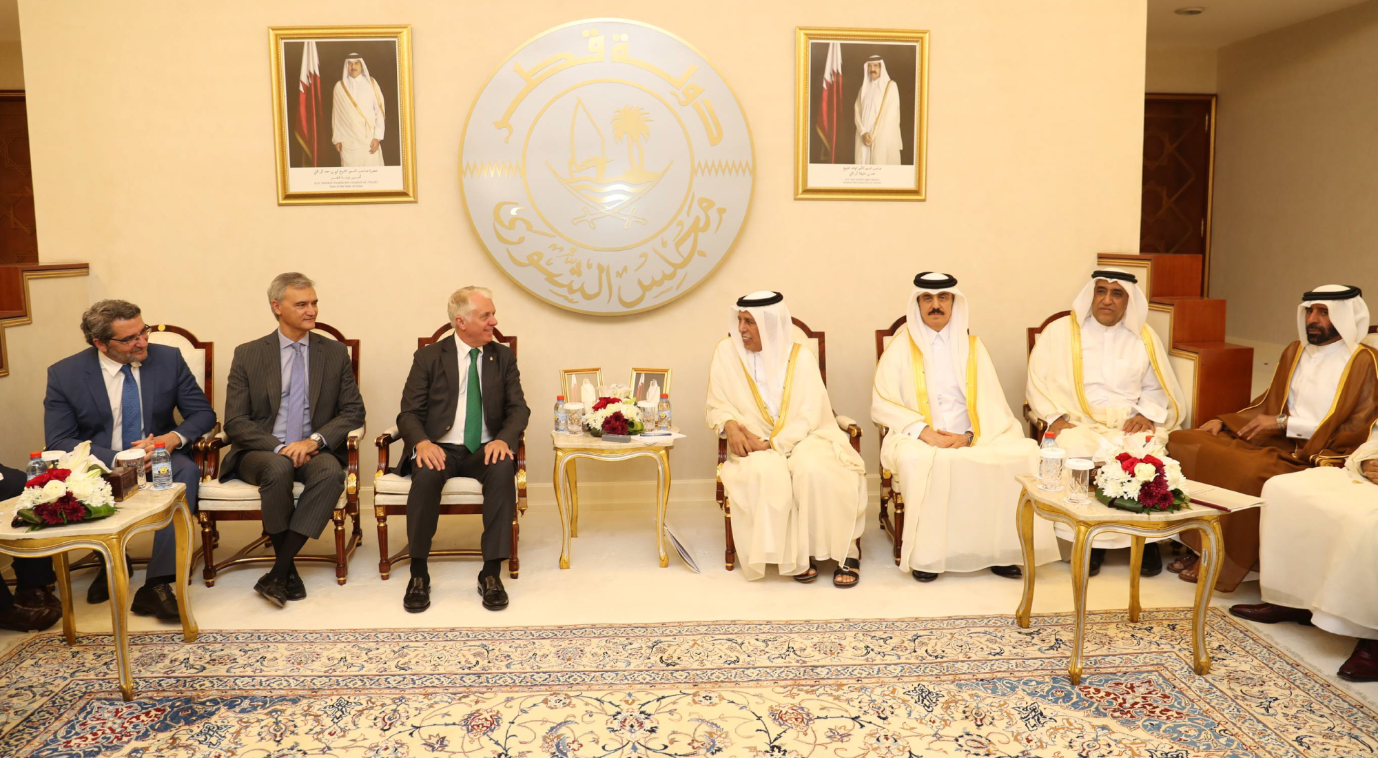 Speaker of advisory council meets Spanish Parliamentary delegation