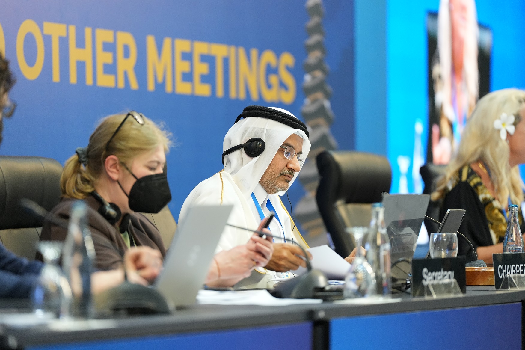 اجتماع اللجنة الدائمة للسلم والأمن الدوليين بالاتحاد البرلماني الدولي برئاسة مجلس الشورى